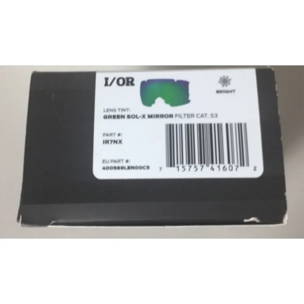 NEW Smith Optics I/OR Replacement Lens Green Sol-X‎ Mirror VLT 15% New - Picture 9 of 9